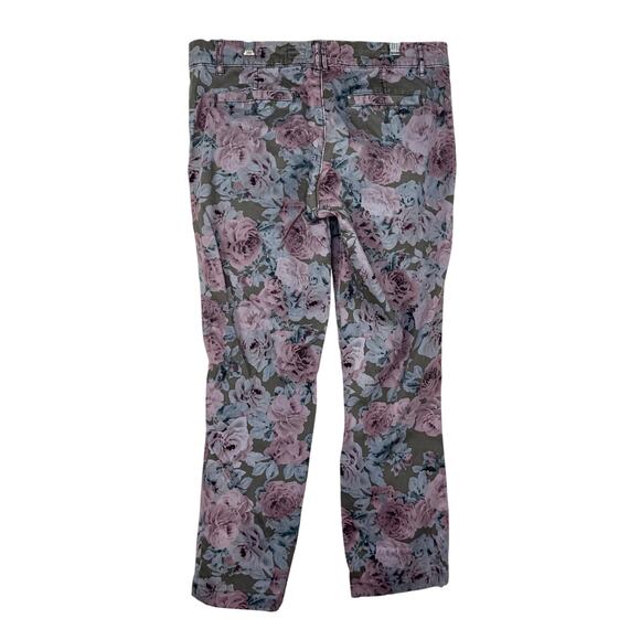 Pilcro and the Letterpress Hyphen Floral Chinos 28 90s - Picture 4 of 12